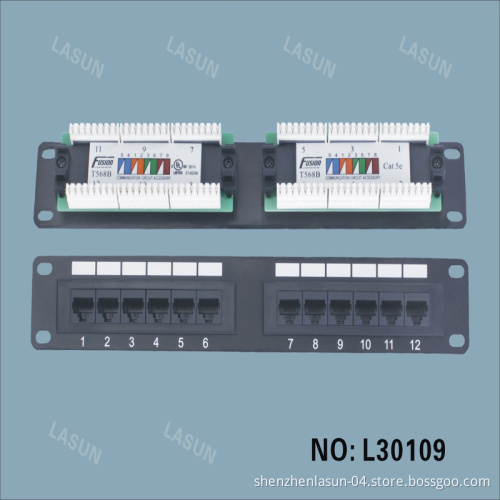 CAT6 12 Ports Mini Patch Panel